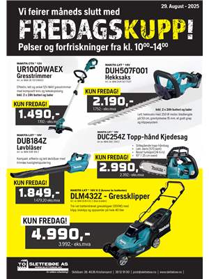 Fredagskupp 29.08.25