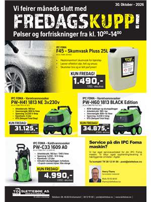 Fredagskupp 30.10.2026