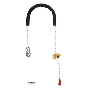 Produktbilde for Petzl Støtteline Grillon Hook - 2m med reguleringslås