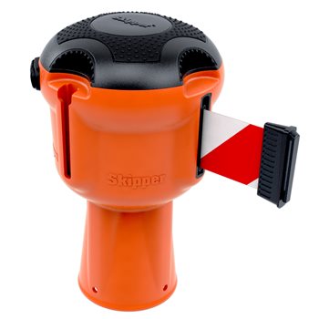 Produktbilde for Skipper orange enhet m/rulleband rød/hvit 9m