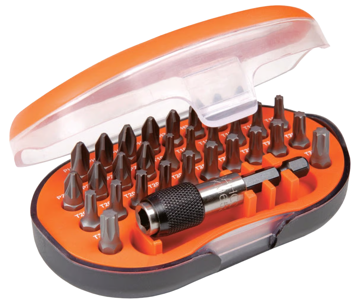 Produktbilde for Bahco bitssett 1/4 PH, PZD, Torx 31-deler