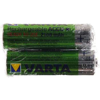 Produktbilde for Zekler oppladbare batteri 2stk AA/HR6 1,2V 2100mAh