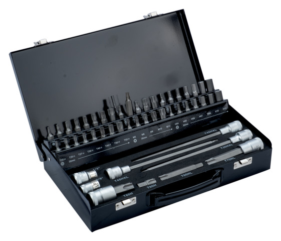 Produktbilde for Bahco bitssett 10mm Torx 49-deler