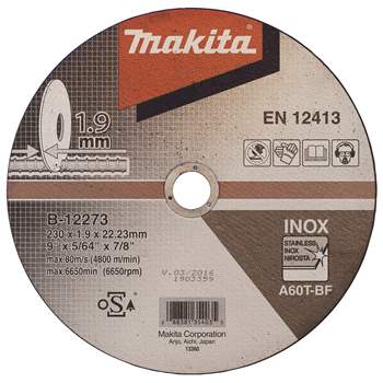 Produktbilde for Makita kappskive rustfritt metall 230X1,9X22,23mm