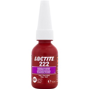 Produktbilde for Loctite 222 Gjengelåsing svak 10ml