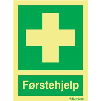 Produktbilde for Symbol/teks Førstehjelp