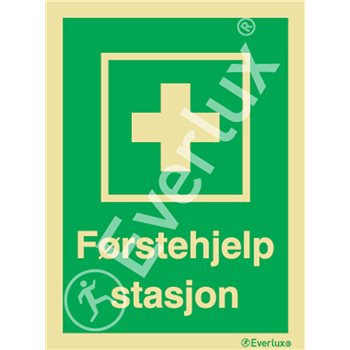 Produktbilde for Førstehjelpstasjon + symbol