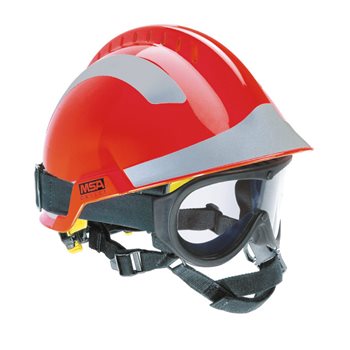 Produktbilde for Gallet F2 X-TREM rød vent.hjelm brille, refleks.