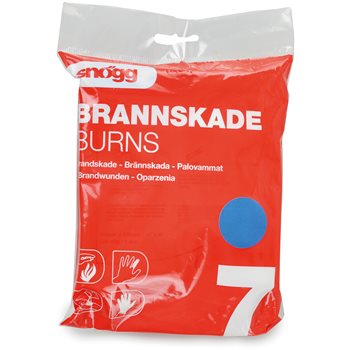Produktbilde for Snøgg pose nr.7 Brannskade (blue) Næringsmiddelgodkjent